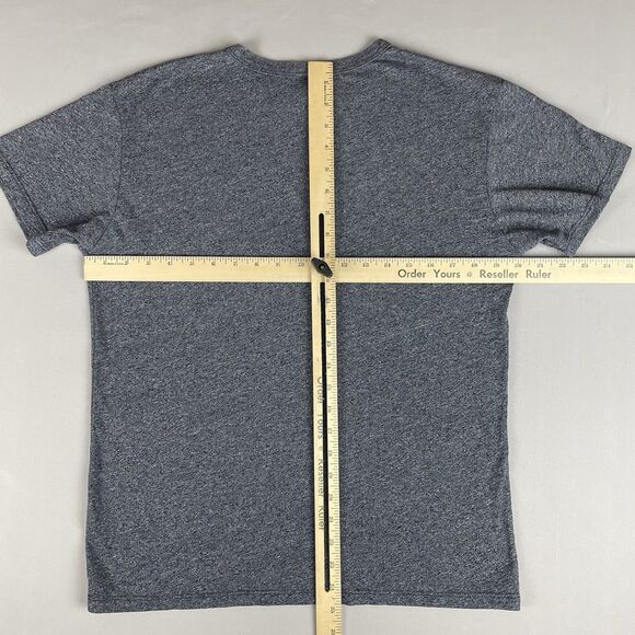 Obey Accent Graphic Tee Shirt Unisex Medium Gray Blue Basic Classic Preppy Retro - Picture 13 of 13